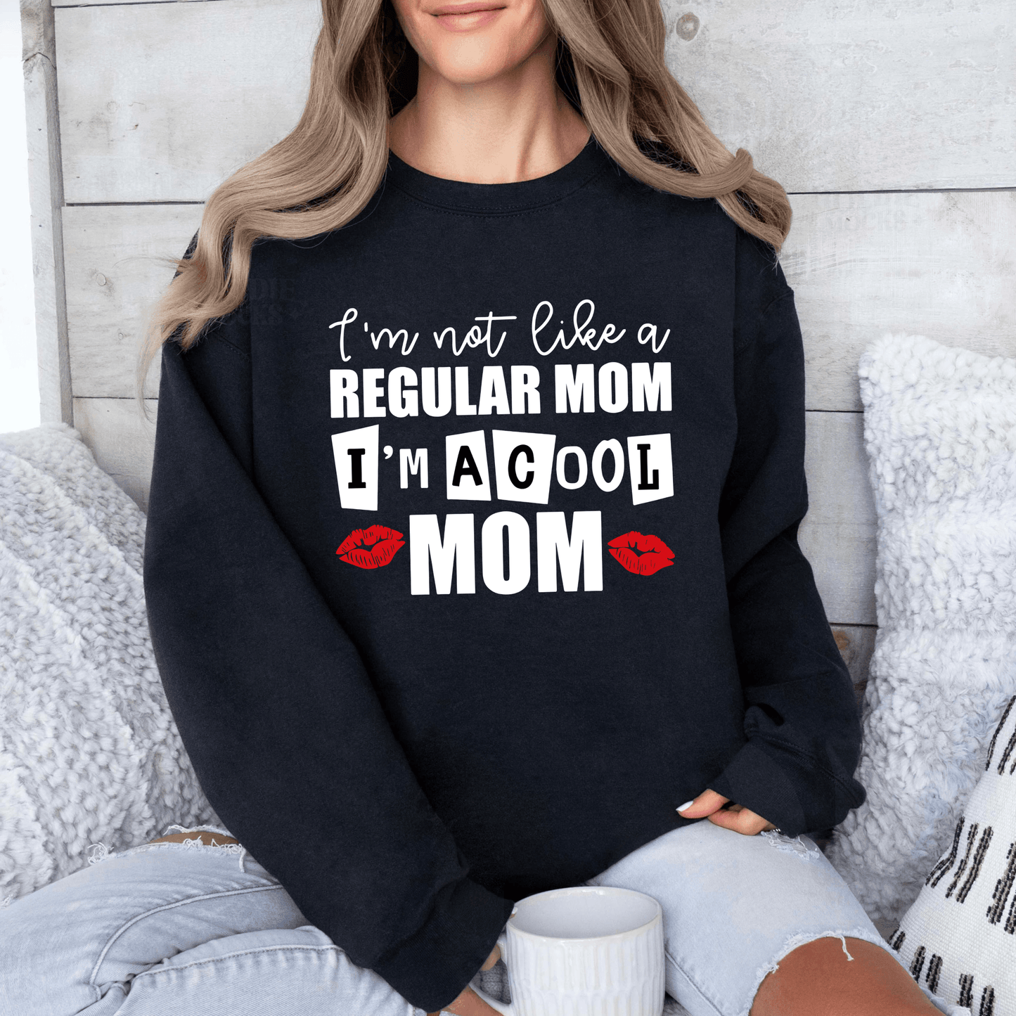 Stylisches 'Coole Mama' Sweatshirt - Ideal für Freizeit - Mit Witzigem Spruch - GiftHaus
