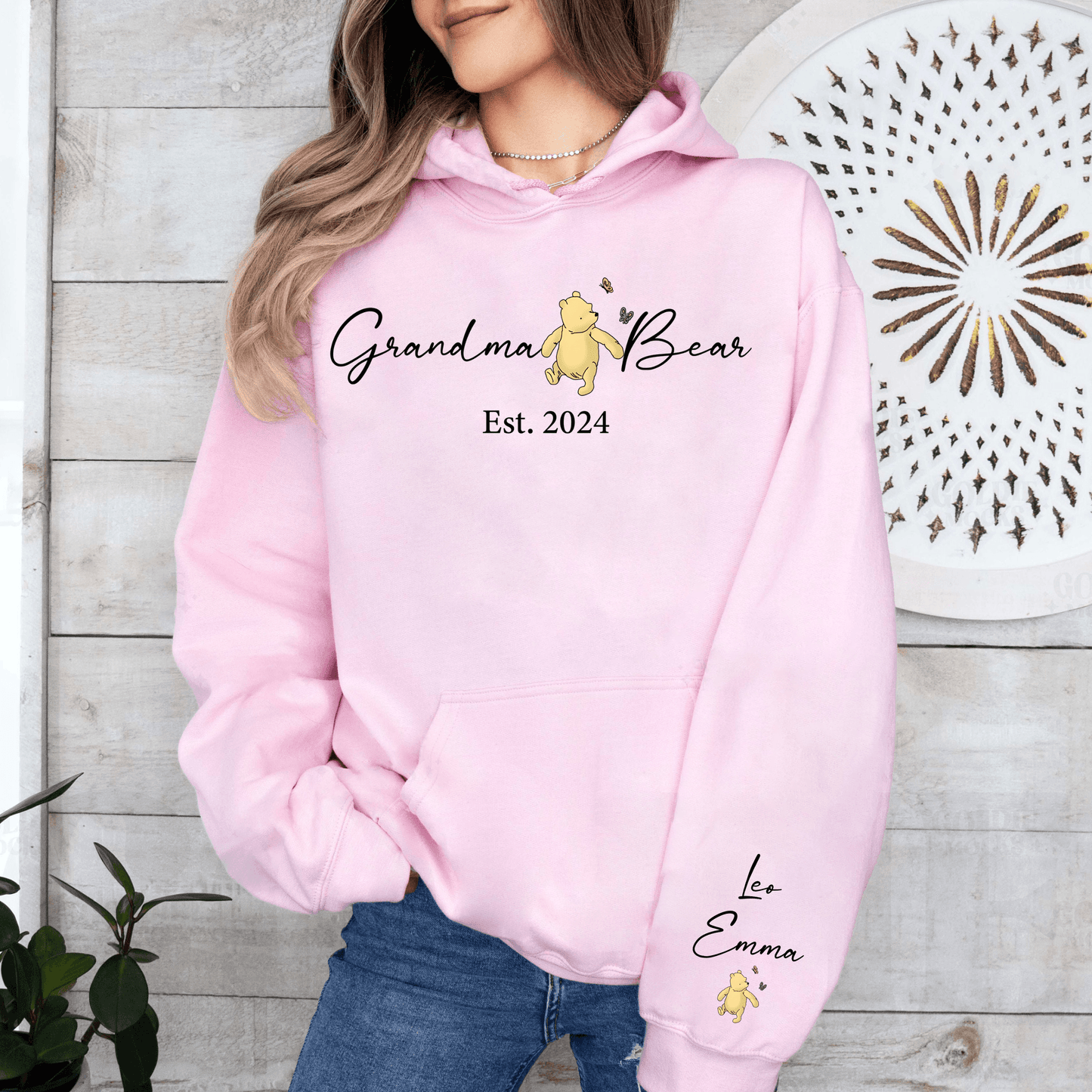 Sweatshirt "Oma Bär" Personalisiert – Gegründet 2024 - GiftHaus