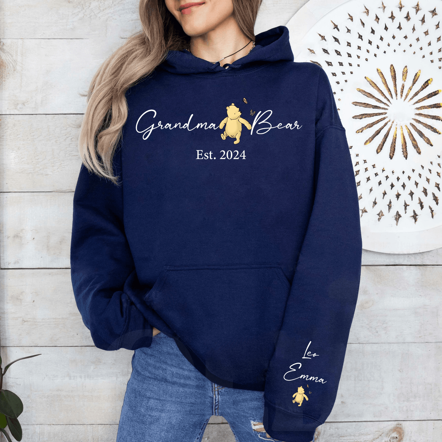 Sweatshirt "Oma Bär" Personalisiert – Gegründet 2024 - GiftHaus