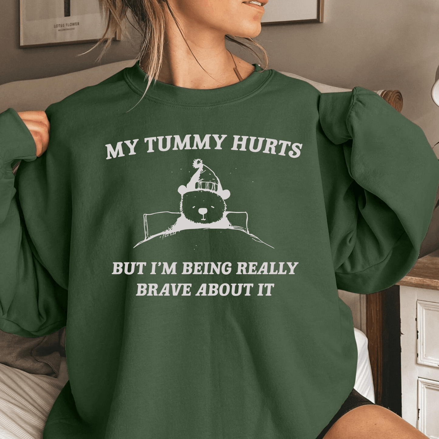 Tapferer Bär T-Shirt - Aufmunterndes Geschenk für Genesung - GiftHaus