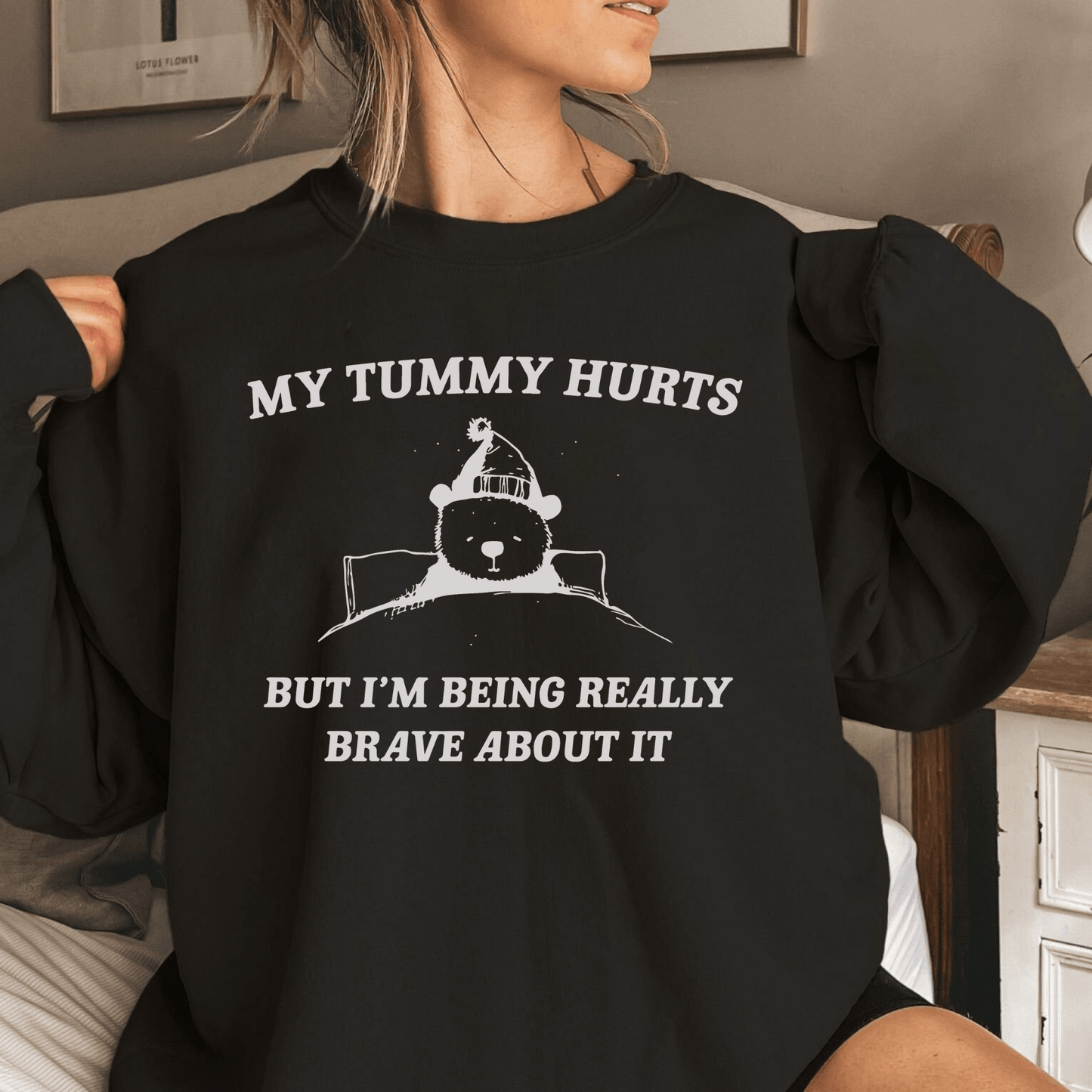 Tapferer Bär T-Shirt - Aufmunterndes Geschenk für Genesung - GiftHaus