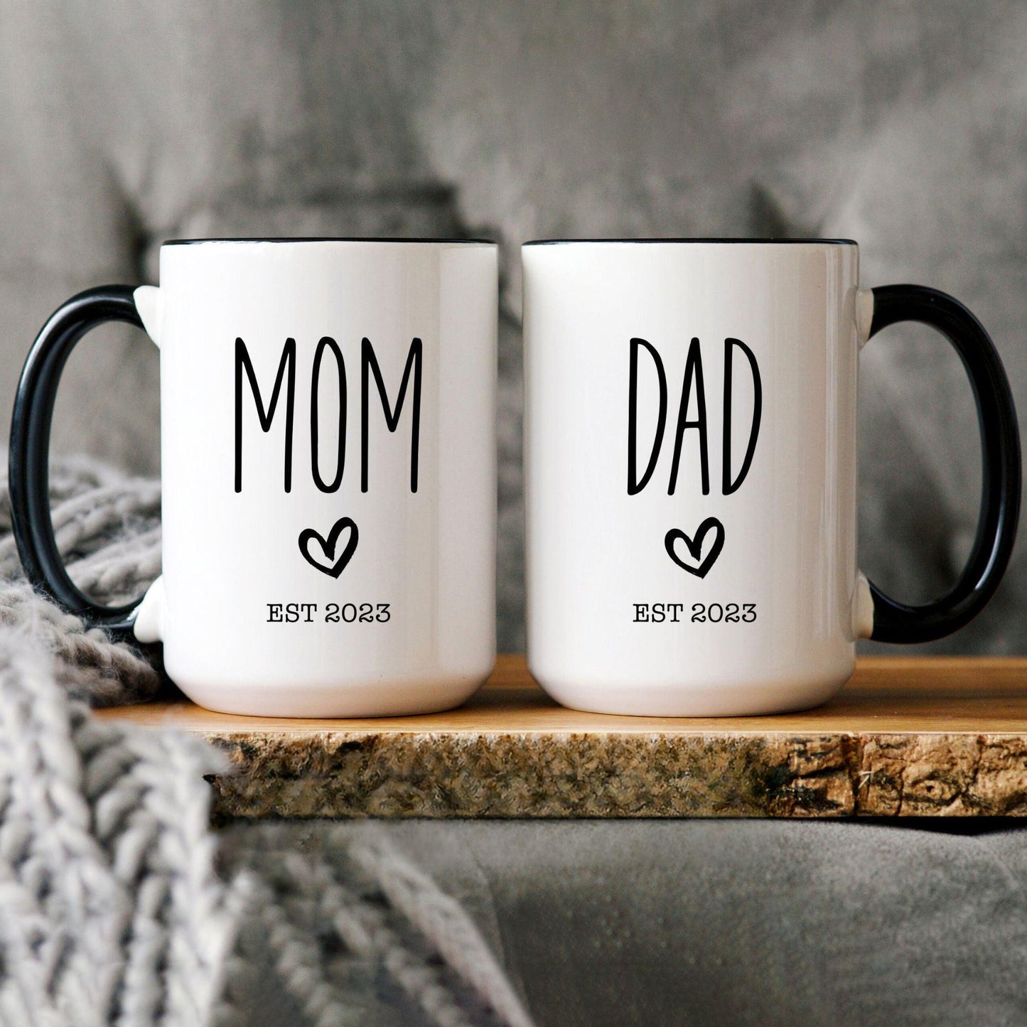 Tassenset für neue Mama und Papa – Tasse für Mama und Papa - GiftHaus