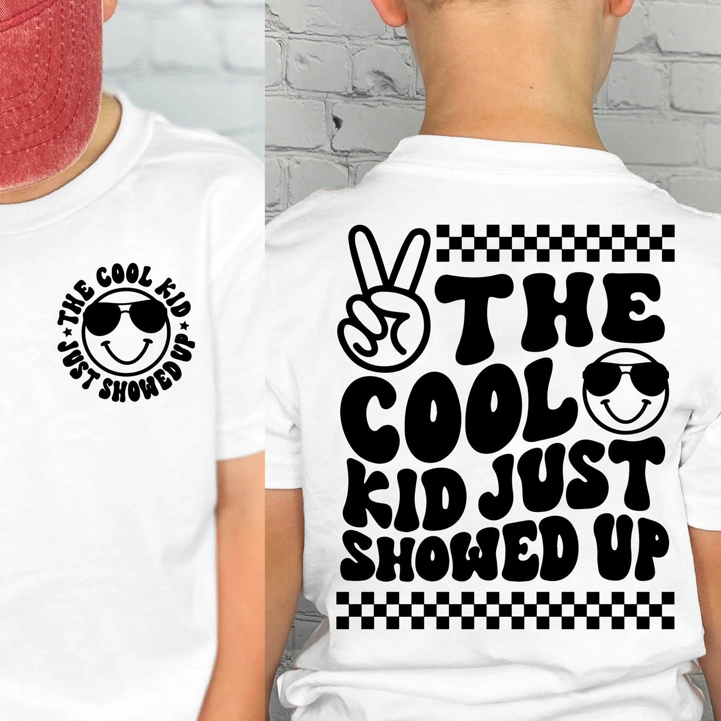 The Cool Kid Just Showed Up Shirt - Geschenk für Kinder - GiftHaus