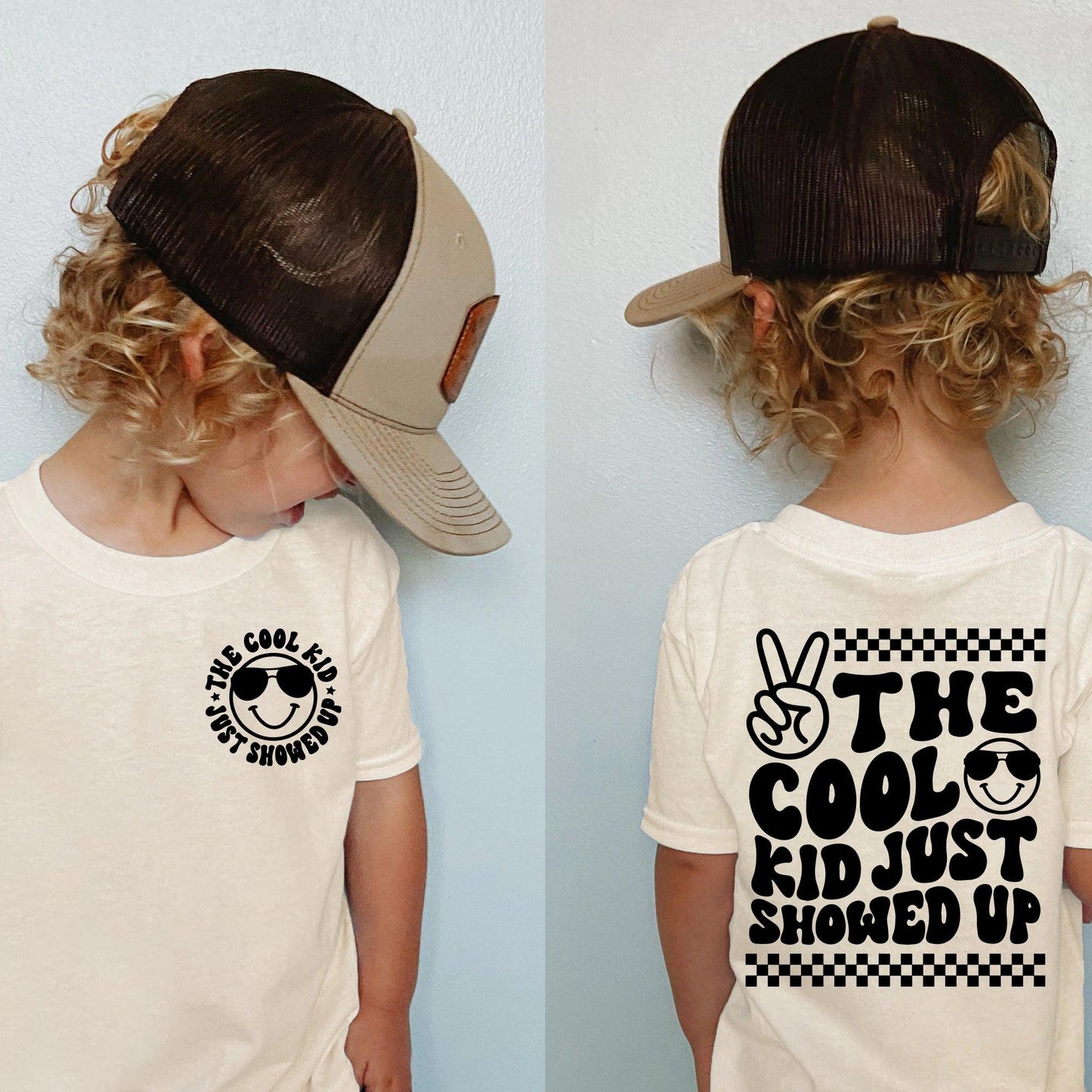 The Cool Kid Just Showed Up Shirt - Geschenk für Kinder - GiftHaus