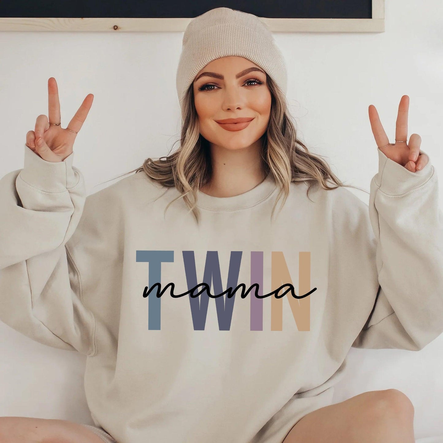 Twin Mom Sweatshirt - Geschenk für Mama - GiftHaus