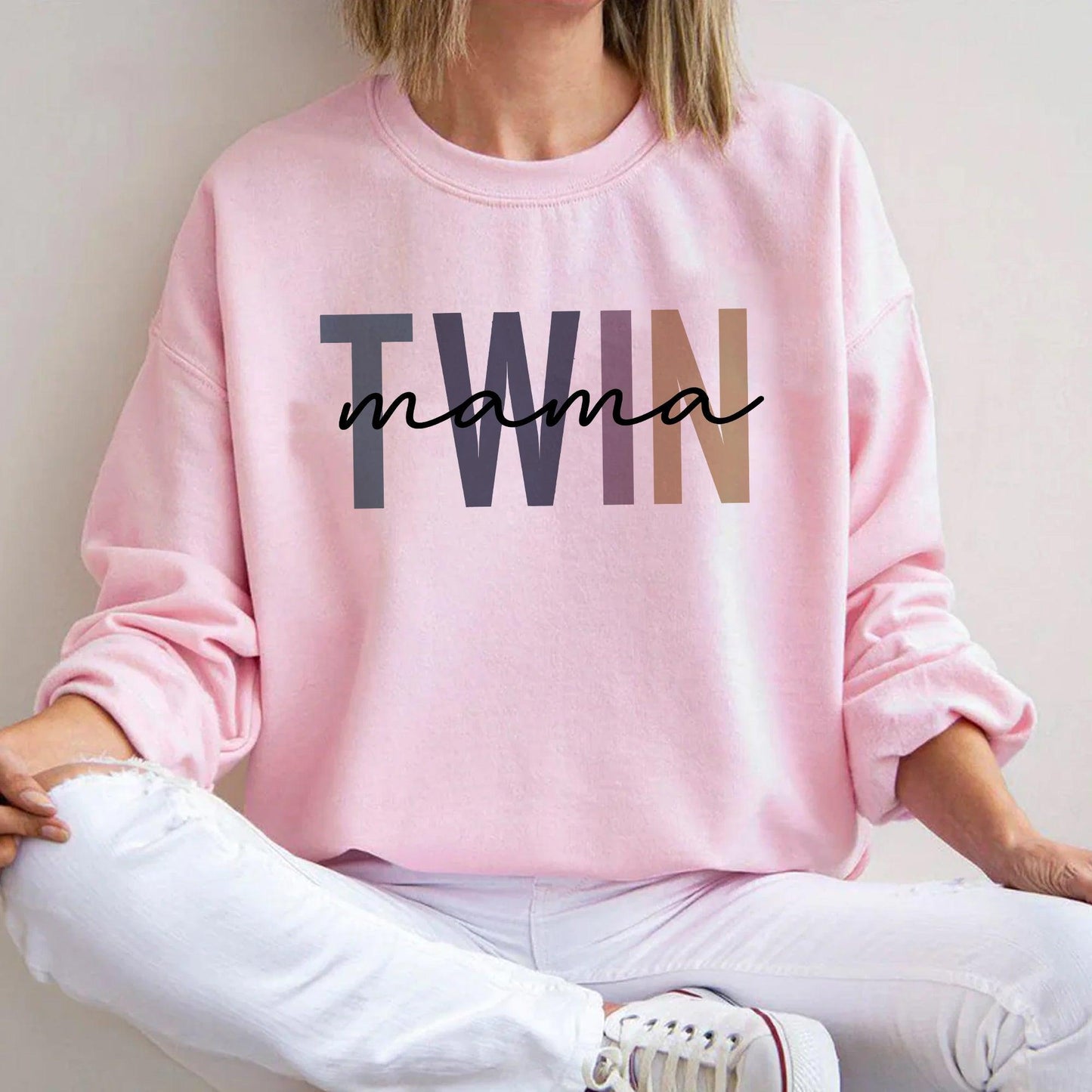 Twin Mom Sweatshirt - Geschenk für Mama - GiftHaus
