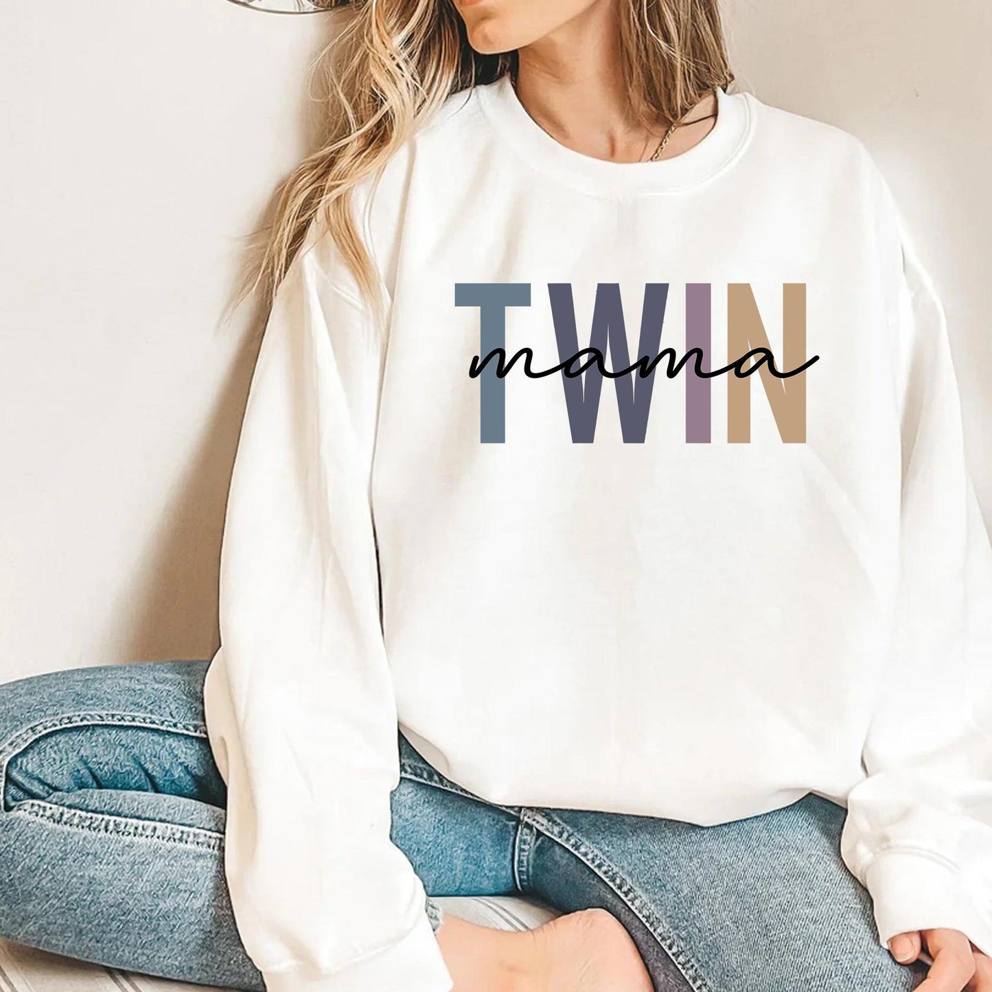 Twin Mom Sweatshirt - Geschenk für Mama - GiftHaus