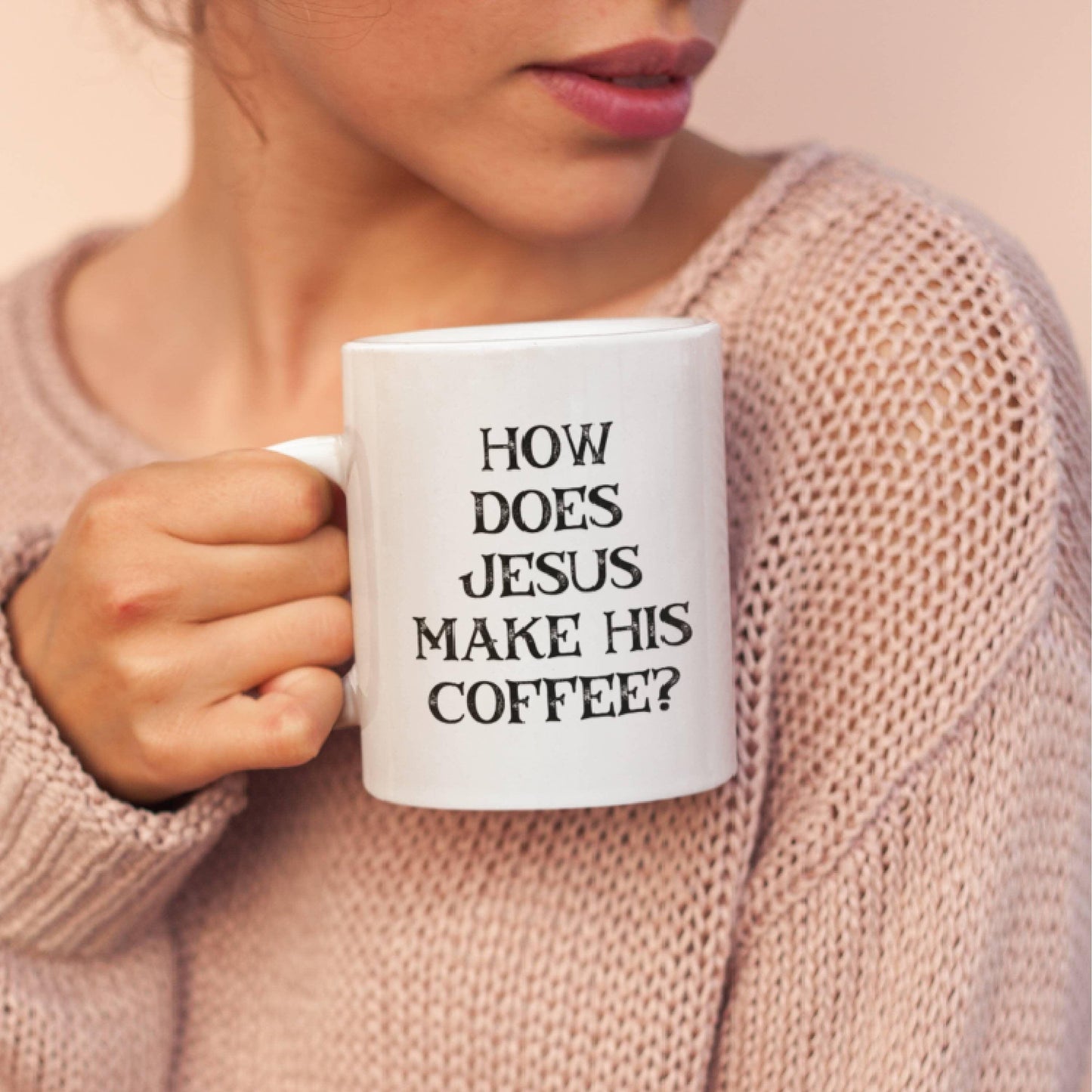 Wie bereitet Jesus seinen Kaffee? – Scherztasse - GiftHaus