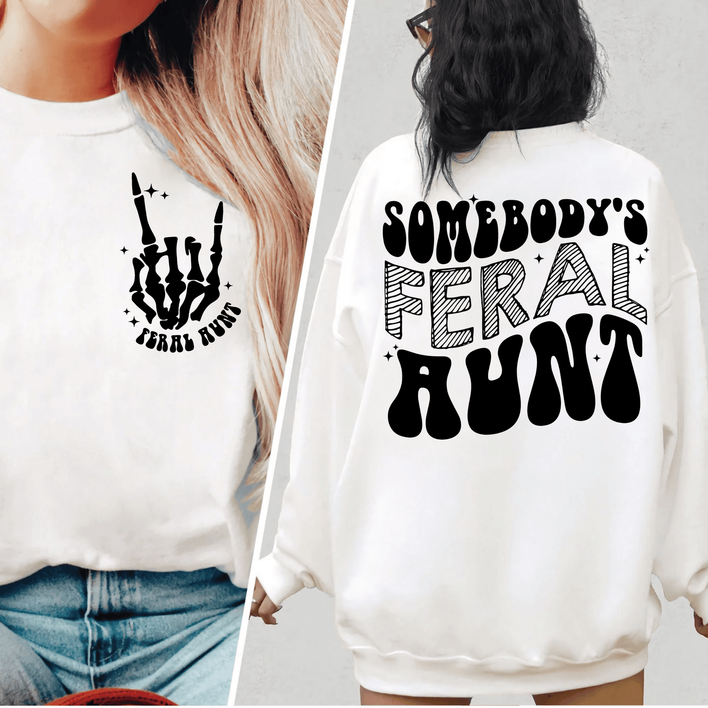 Wild Tante Pullover - Lustiges Geschenk für die Lieblingstante - GiftHaus