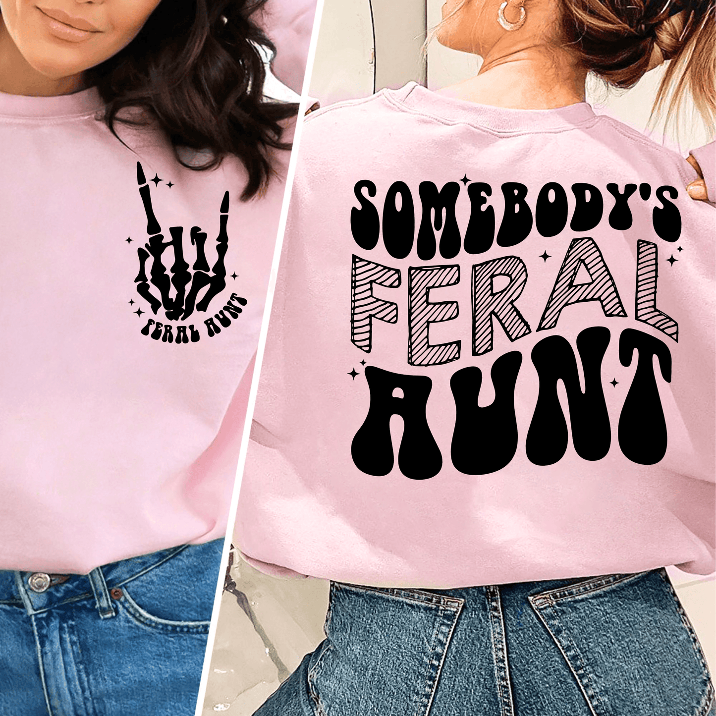 Wild Tante Pullover - Lustiges Geschenk für die Lieblingstante - GiftHaus