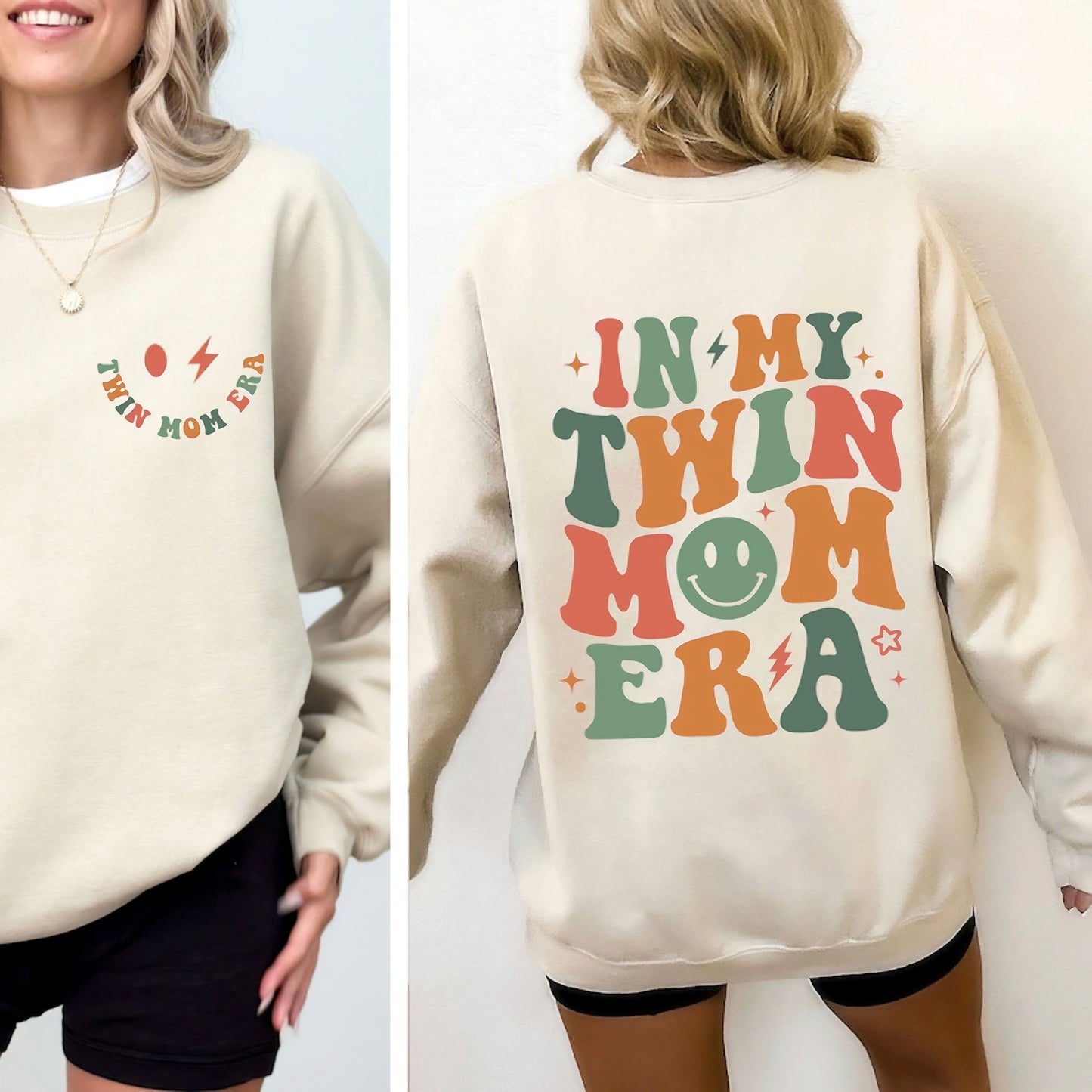 In My Twin Mom Era Sweatshirt and Shirts, Twin Mom Gift