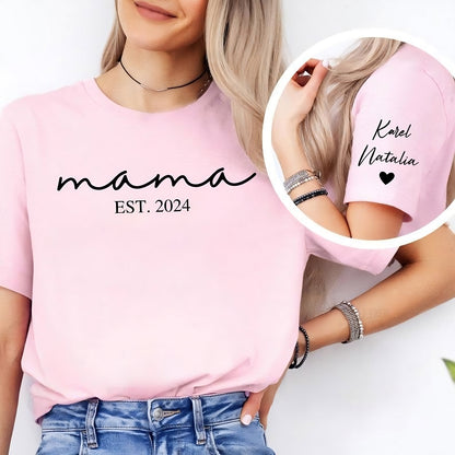 Personalisiertes Mama-Sweatshirt mit Kindernamen - Geschenk für Mama