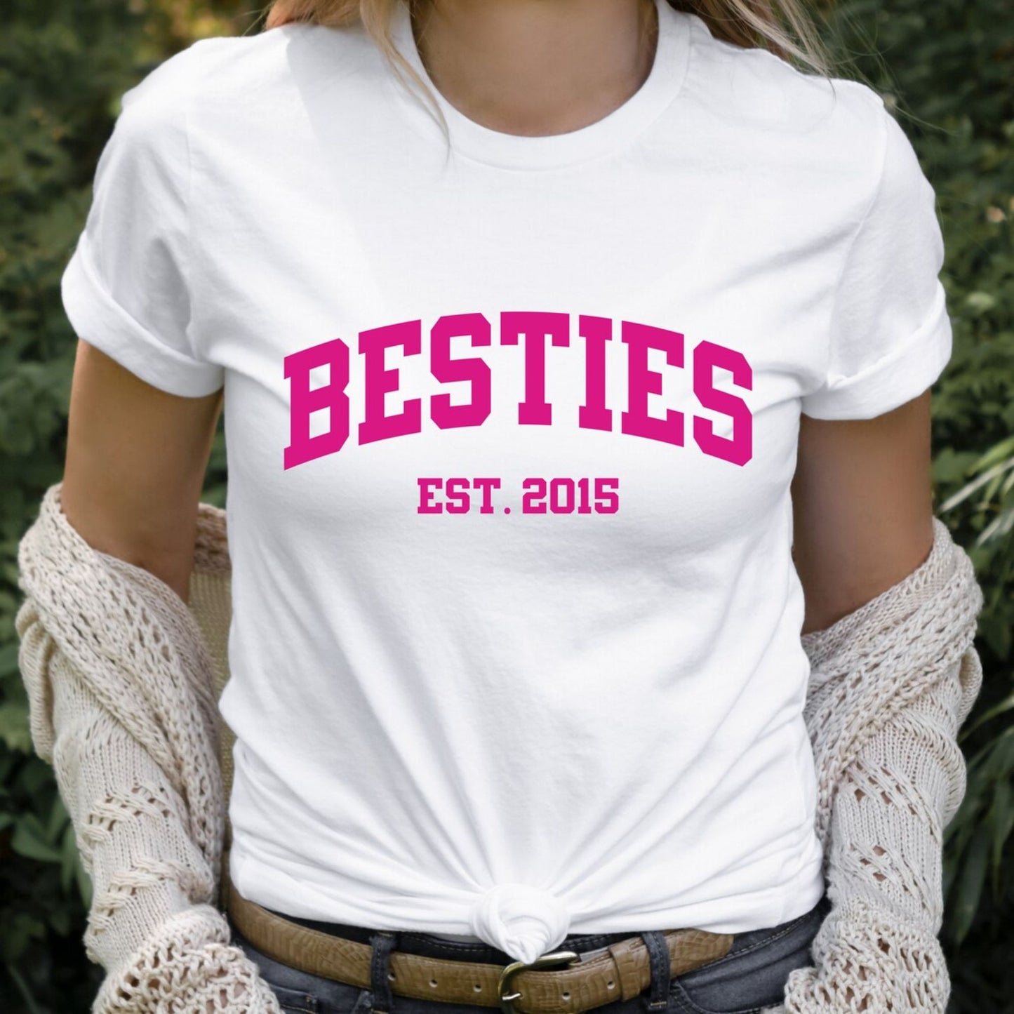 Personalisiertes Besties Shirt, Beste Freunde Geschenk