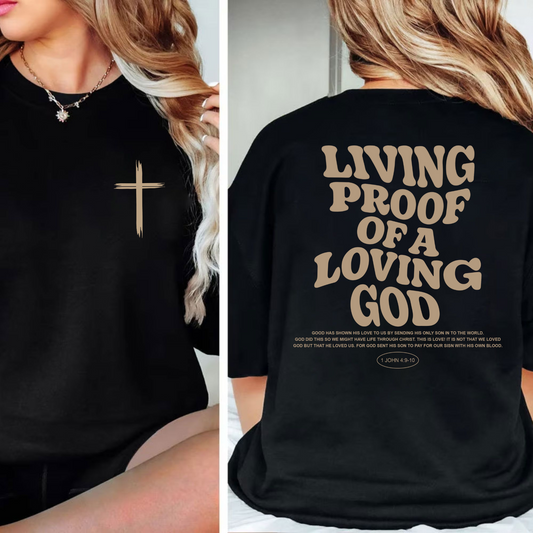 Gottes Liebe Beweis - Christliches T-Shirt, Bibelvers Geschenk für Alle