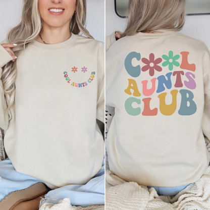 Cool Aunts Club Celebration Shirt - Ideal Gift for Favorite Aunts