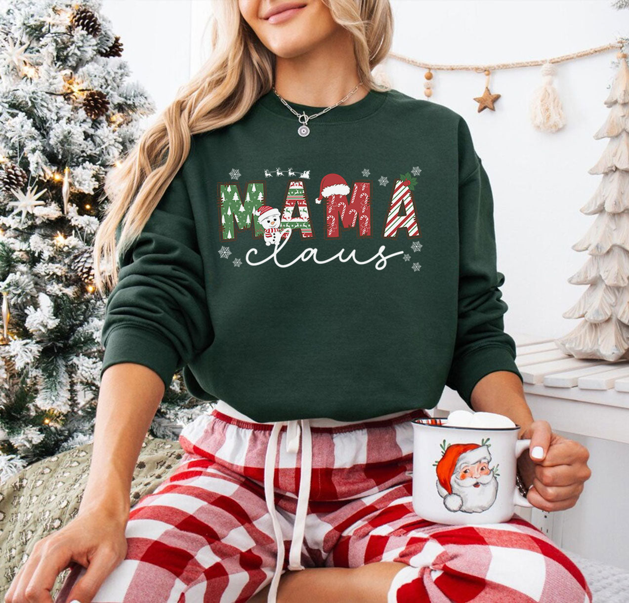 Mama Claus Sweatshirt – Festliches Weihnachtsgeschenk für Mama