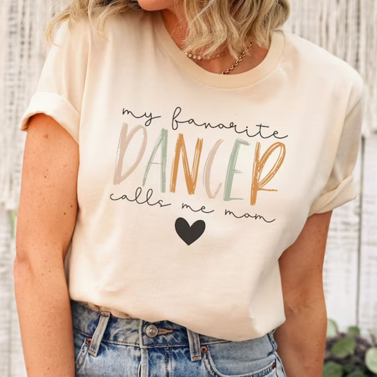Lieblingstänzerin-Mama - T-Shirt für Tanzmütter