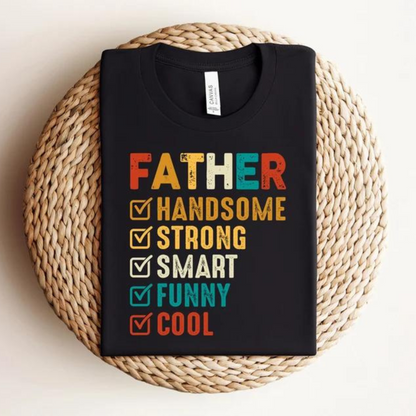 Vater-Qualitäten T-Shirt - Geschenk für Väter