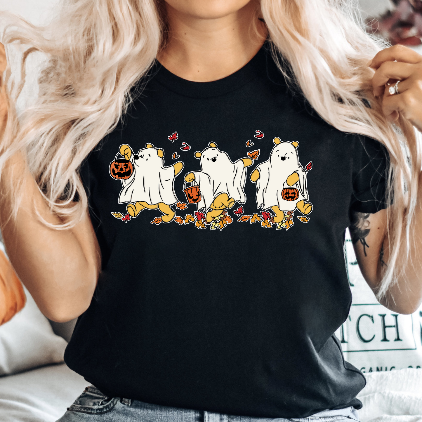 Spooky Pooh Ghost Halloween Adventure Shirt