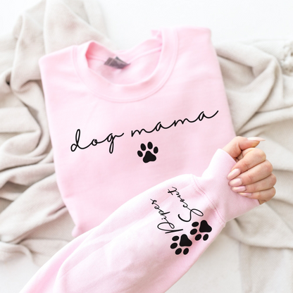 Individuelles 'Hundemama' Sweatshirt mit Haustiernamen