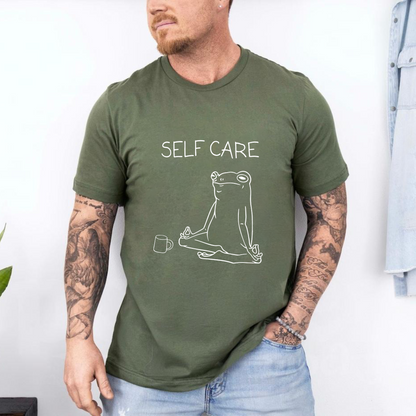 Self-Care Frosch Shirt - Geschenk für Entspannung