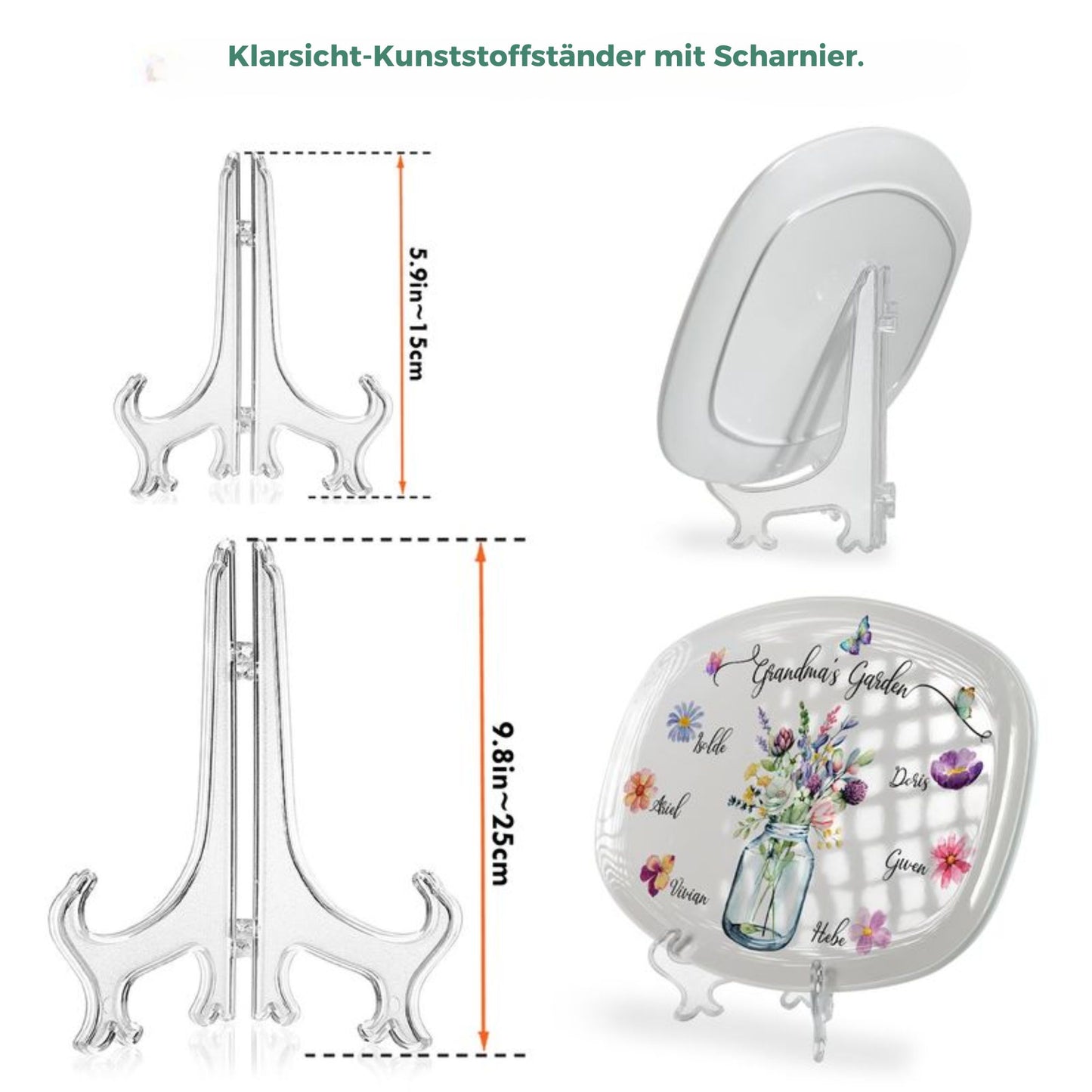 Geschenk für Oma, Omas Lieblingskeksteller – Personalisierter Lebkuchen-Weihnachtsteller