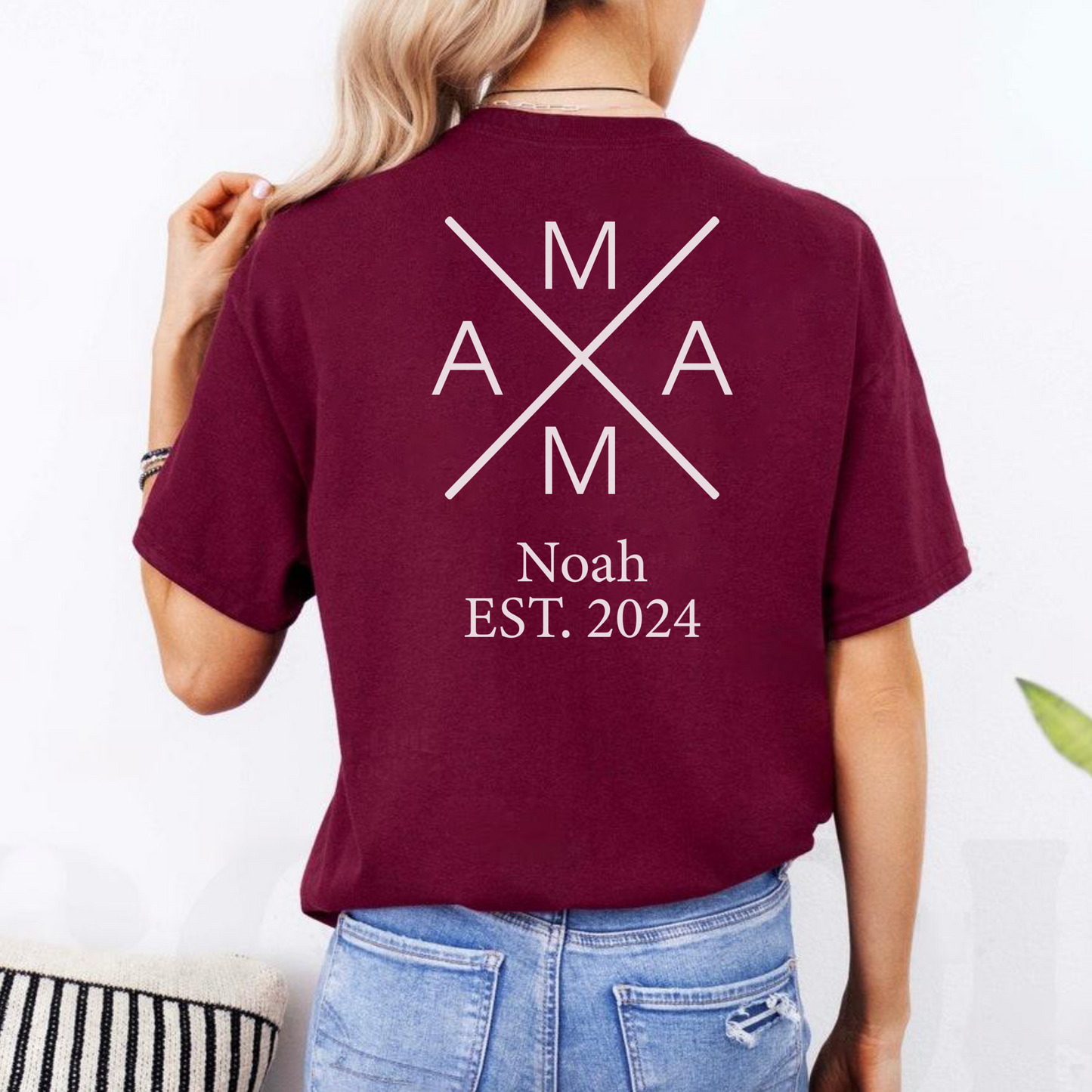 Mama's Moments of Joy - Names and Years Embellished