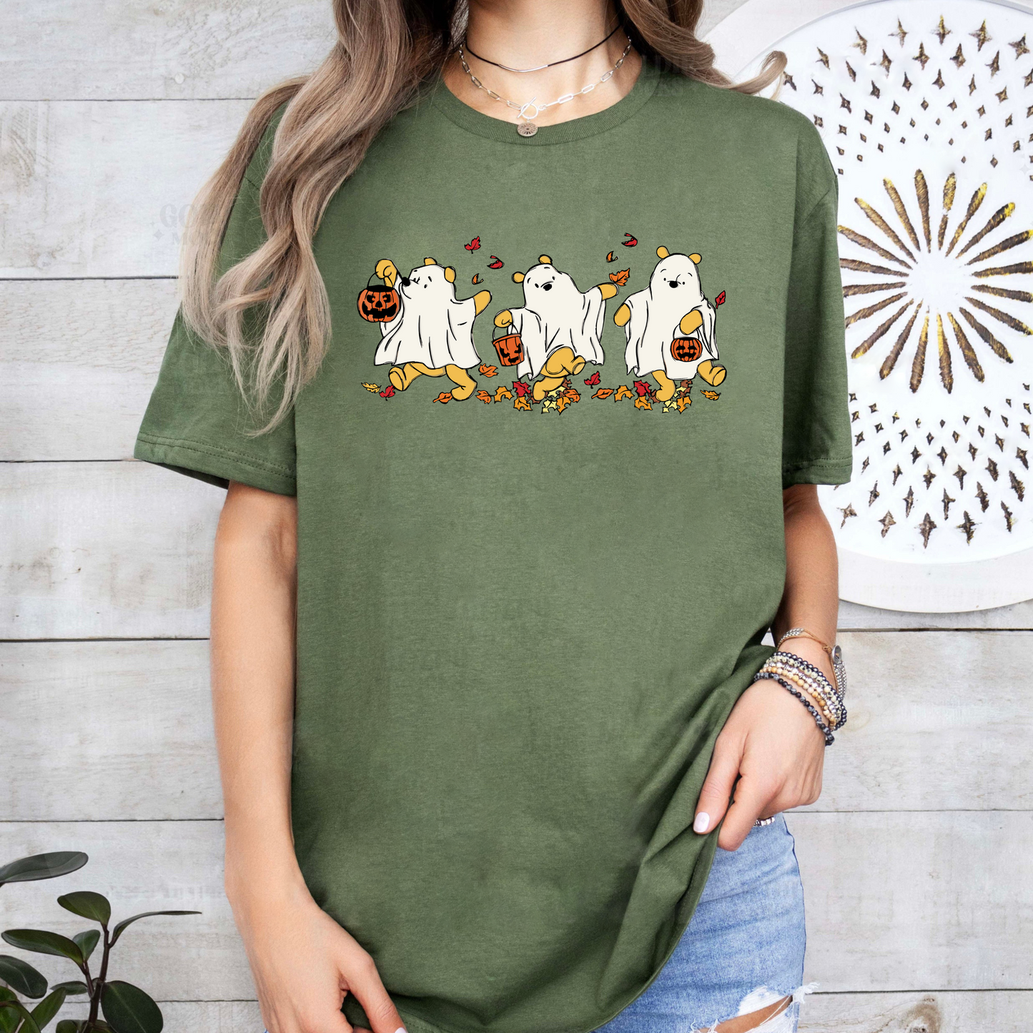 Spooky Pooh Ghost Halloween Adventure Shirt