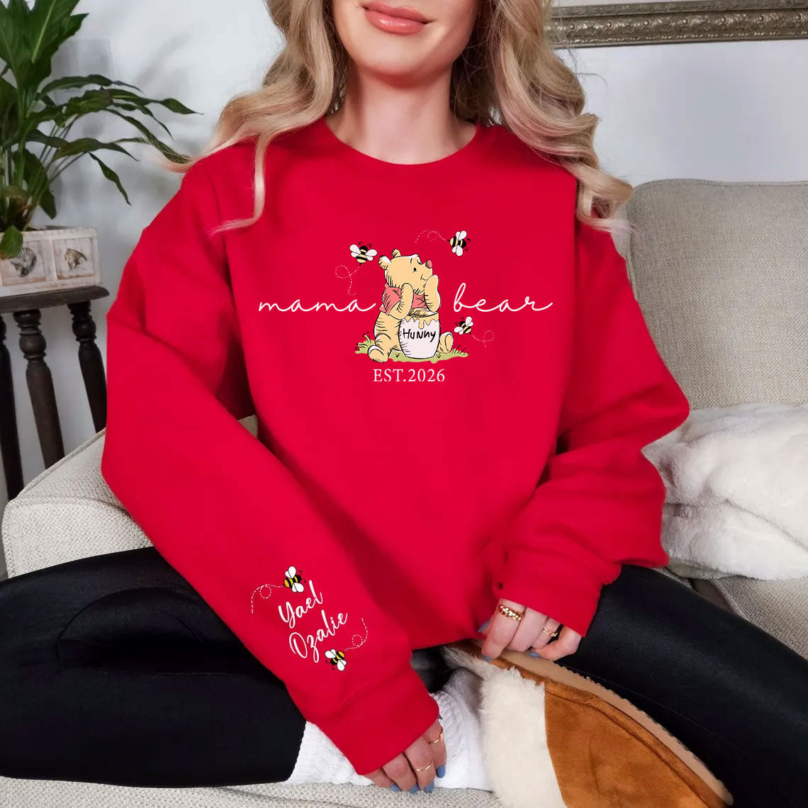 Personalisiertes Mama Bear Sweatshirt – Geschenk für Mama