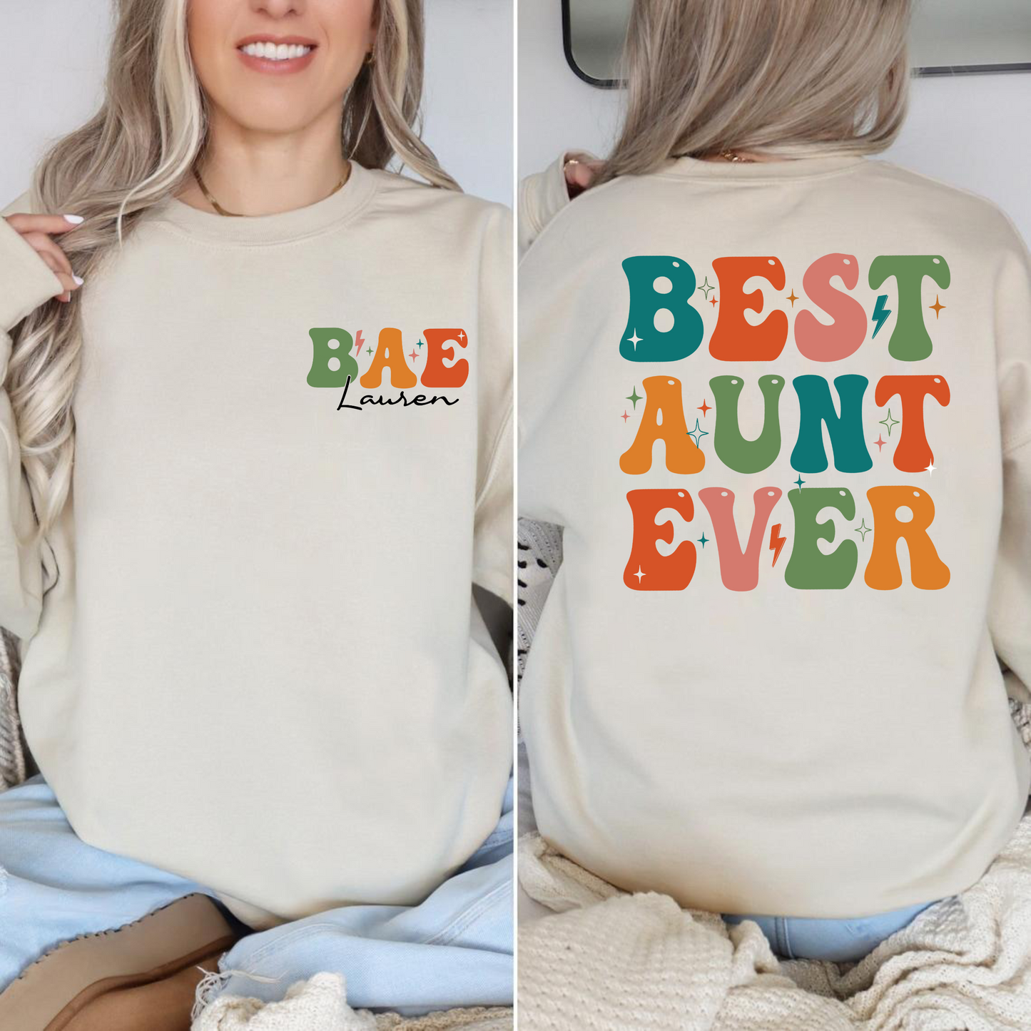 Beste Tante der Welt Shirt – Personalisiertes Geschenk für Tanten