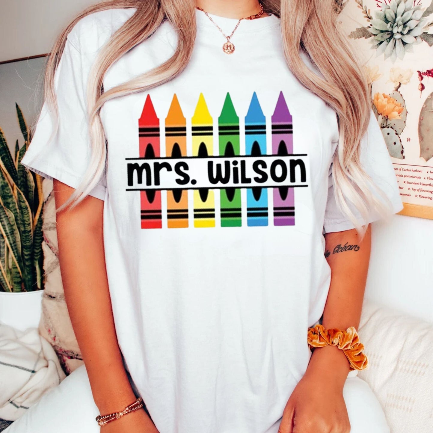 Individuelles Lehrer Shirt - Personalisiertes Kindergarten Lehrer Sweatshirt