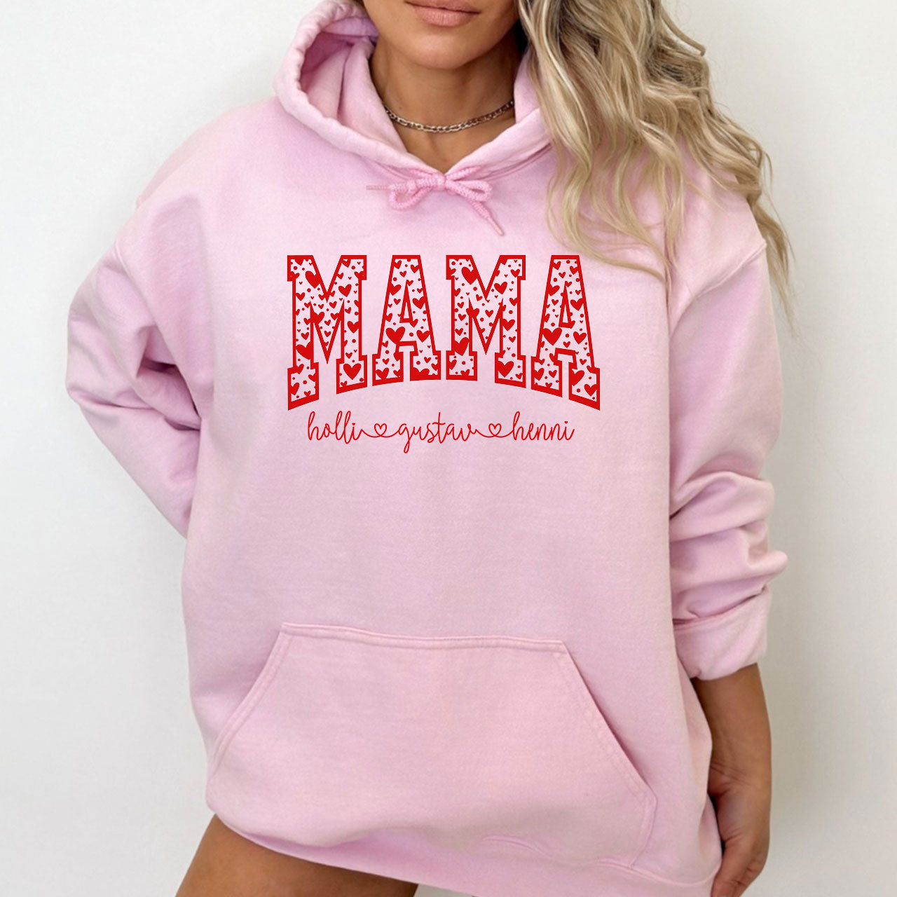 Valentinstag Mama Pullover mit Kindernamen – Liebevolles Geschenk für Mama
