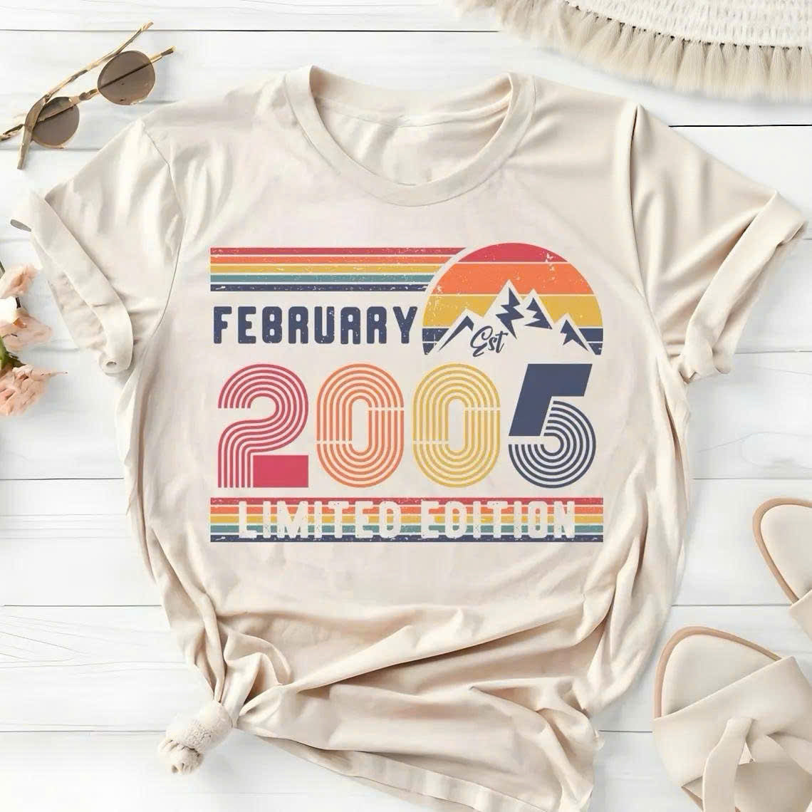 Personalisierter Geburtstags-Sweatshirt und T-Shirt