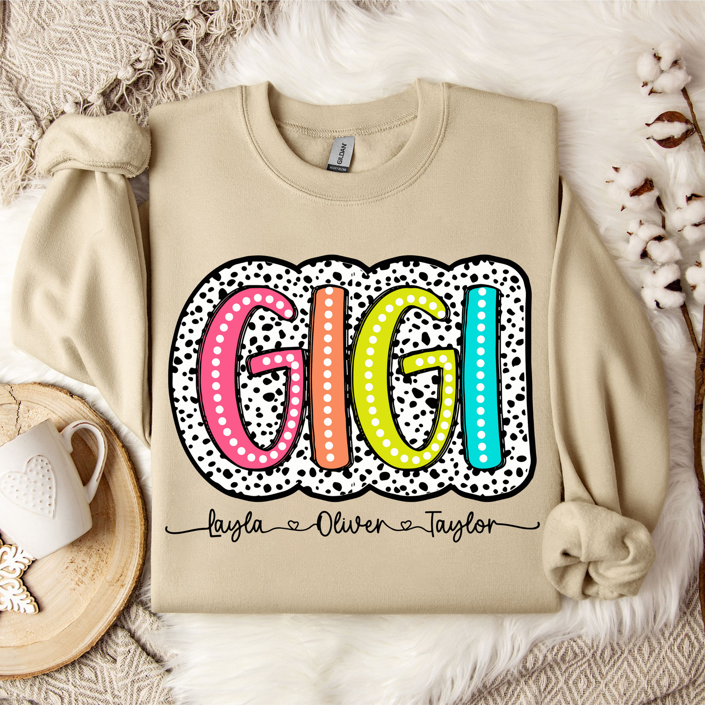 Gigi im Dalmatiner Look - Einzigartig personalisiertes Geschenk
