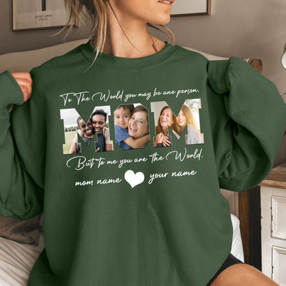 Personalisierte Mama-Shirt mit Foto - Muttertagsgeschenk
