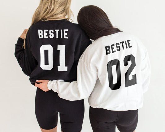 Passendes Bestie-Sweatshirt - Personalisiertes Geschenk für Beste Freunde