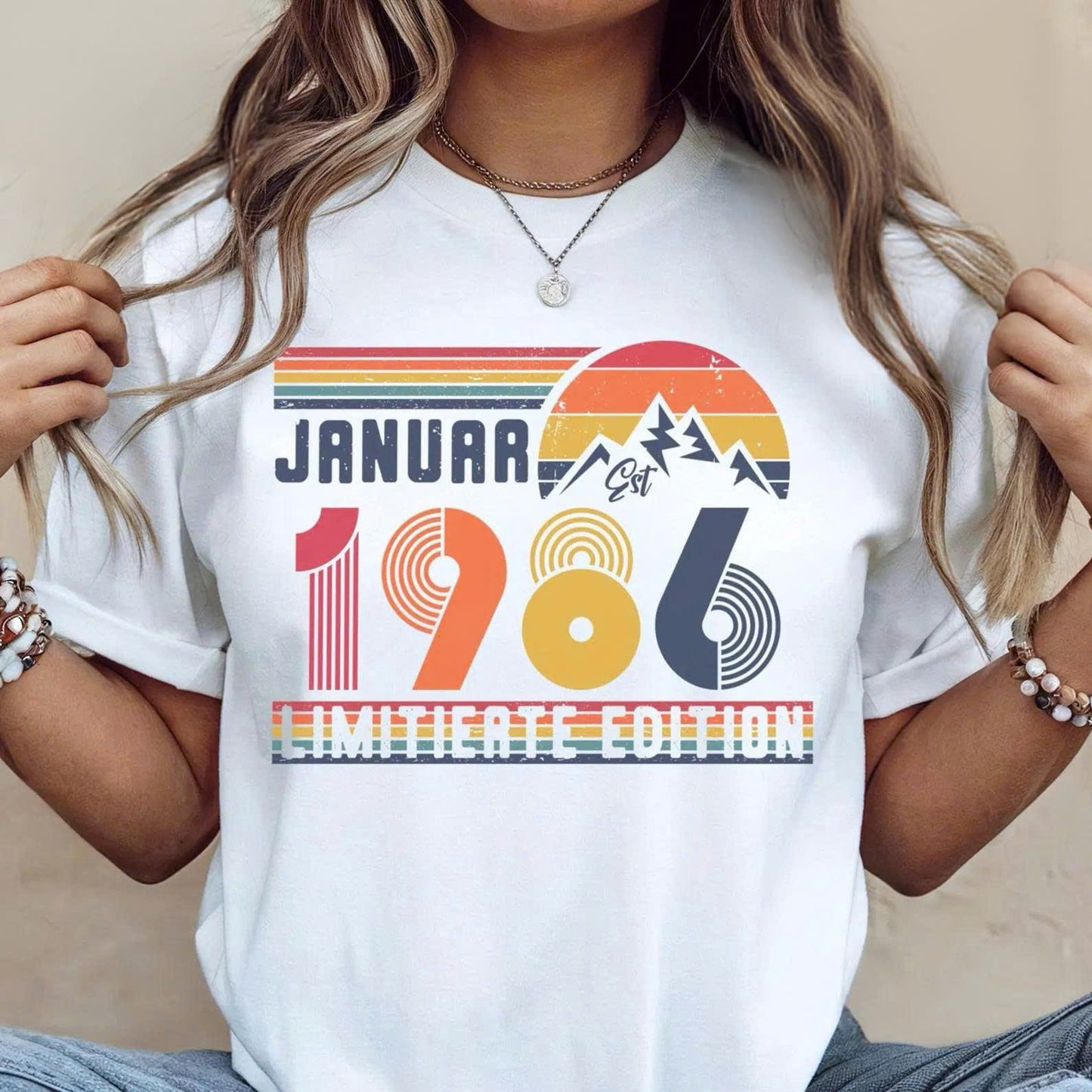 Personalisiertes Retro Geburtstags T-Shirt – Geschenkidee für Geburtstag