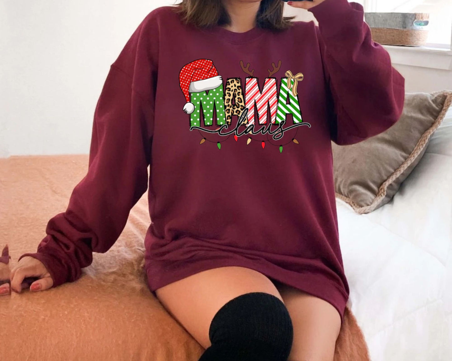 Mama Claus Sweatshirt - Weihnachtsgeschenk für Mama