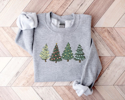 Christmas Tree Sweatshirt -  Holiday Sweaters for Women