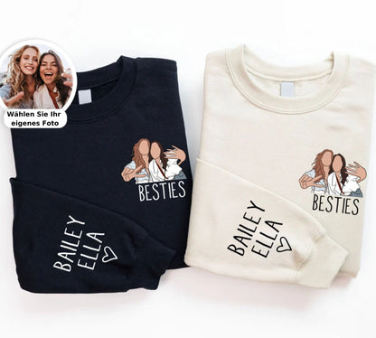 Personalisiertes Bestie Sweatshirt – Geschenk für die beste Freundin