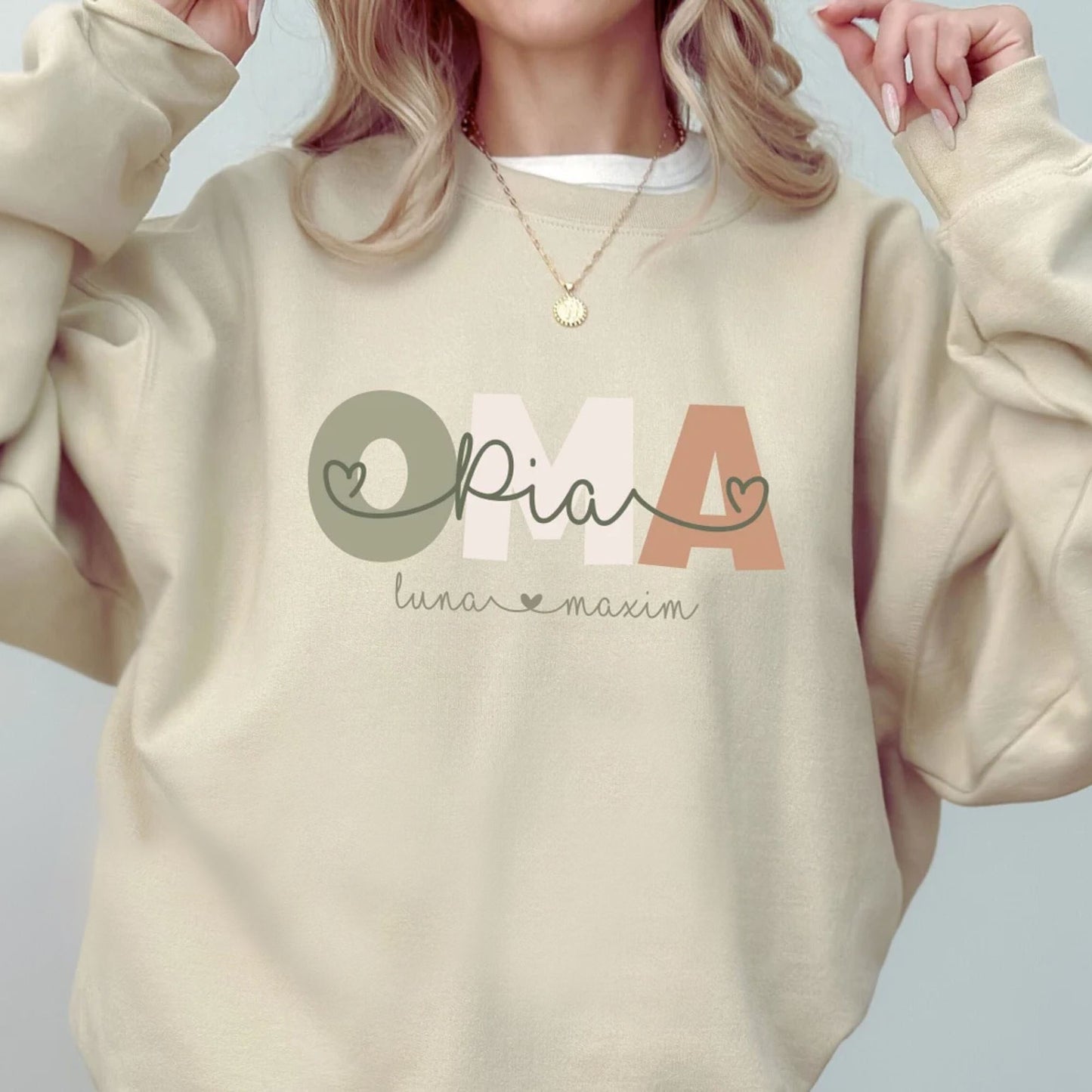 Personalisierter Oma-Pullover, Geschenk für Oma