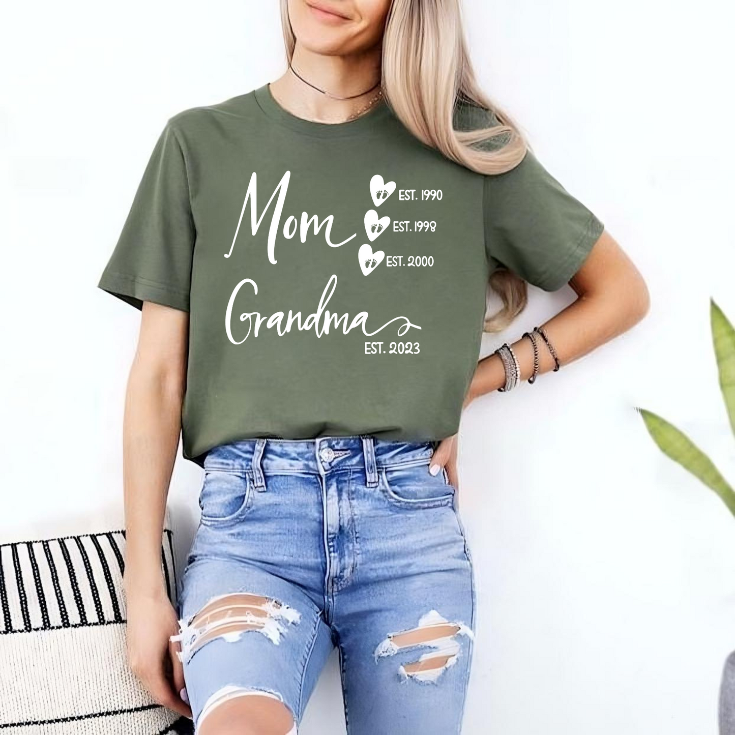Personalisiertes 'Mom & Oma' Sweatshirt - Erinnerungsstück