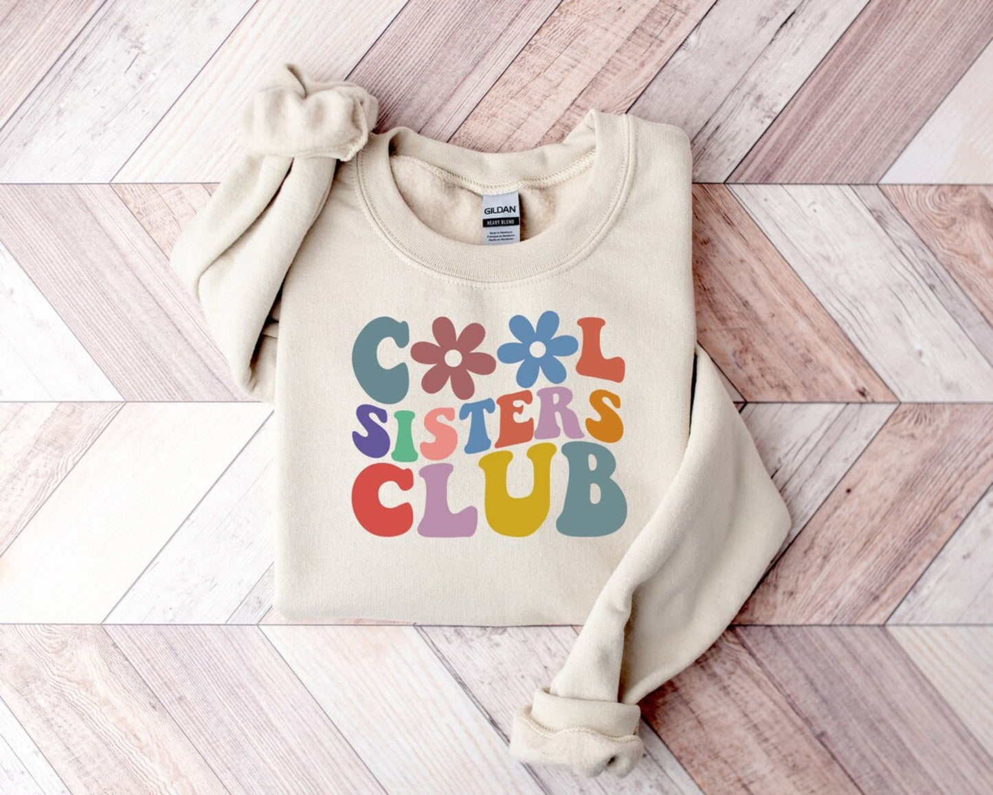 Cool Sisters Club Sweatshirt - Geschenk für Schwester