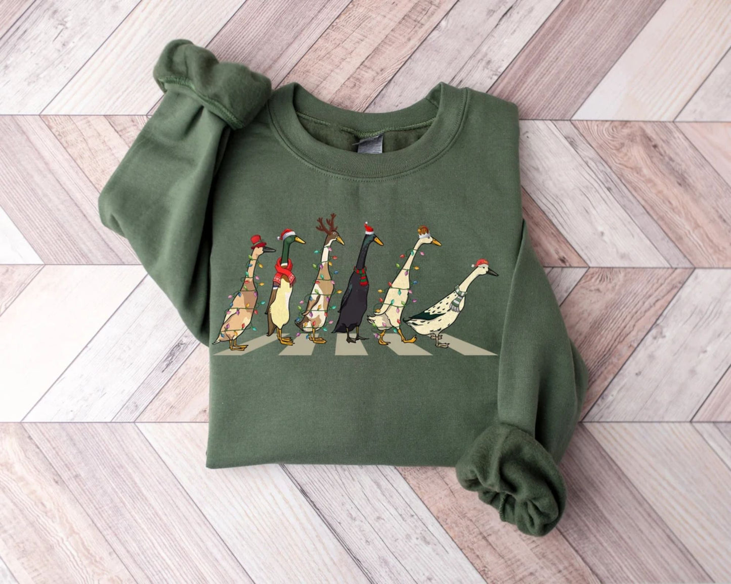 Christmas Ducks Sweatshirt - Lustiges Weihnachtsgeschenk