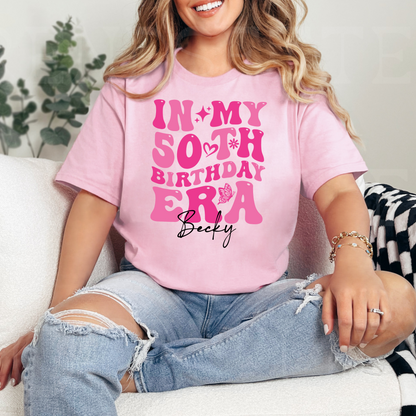 Personalized Birthday Shirt for Any Age, Perfect for Birthday Celebrations