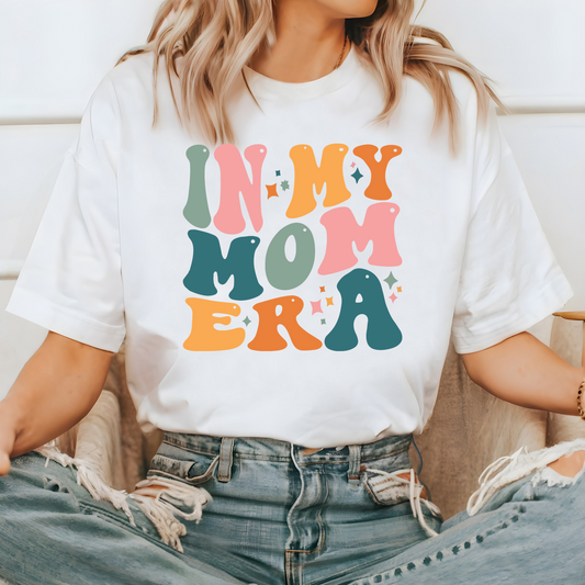 Retro Mom Era Outfit für neue Mütter und Schwangerschaft