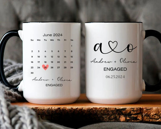 Personalisierte Mr. & Mrs. Tasse, Maßgeschneiderte Mr. & Mrs. Kaffeetassen – Geschenke für Paare