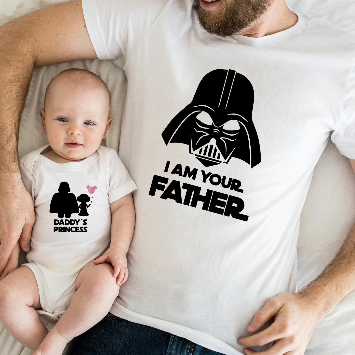 Ich bin dein Vater & Prinzessin - Matching Shirts für Vater und Tochter