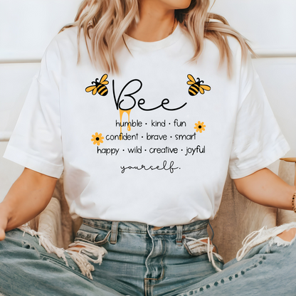 Bee Lover's Delight: Buzzing Queen Tee for Everyday Fun