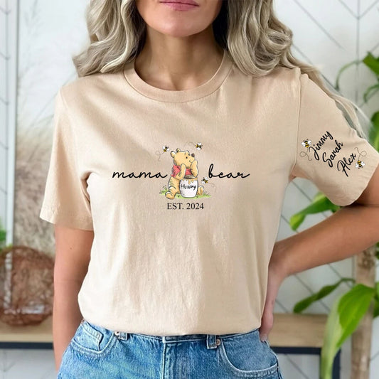 Personalisiertes süßes Mama Bär Shirt